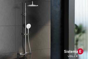 Колекція душових систем від Volle - SISTEMA E фото