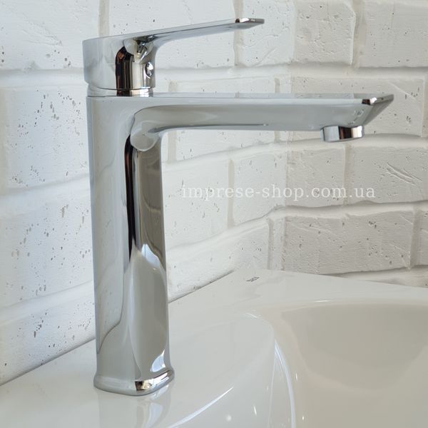 Imprese Vite хром. Смеситель для умывальника, высокий: 150x165/35. f03507401AB 84128 фото
