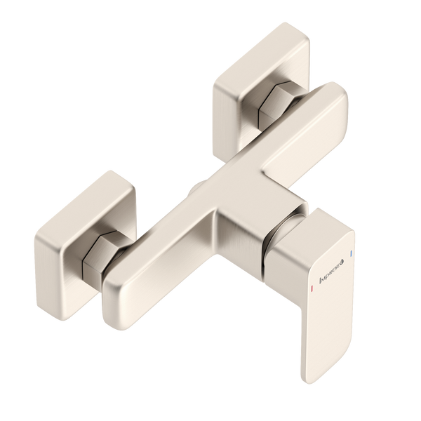 Imprese Bilovec никель. Смеситель для душа квадратный soft-cube, латунь. f03300906AB 94015 фото