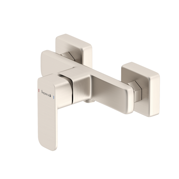 Imprese Bilovec никель. Смеситель для душа квадратный soft-cube, латунь. f03300906AB 94015 фото