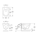 Унітаз підвісний з кришкою без обідка Imprese LEDNICE c06807900 91945 фото 2