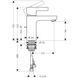Metris S - змішувач на умивальник HANSGROHE 31060000 Hansgrohe 31060000 31060000 фото 2