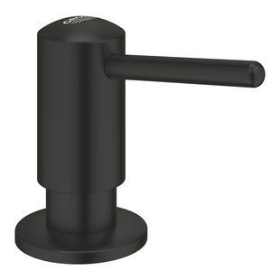 Contemporary Дозатор диспенсер жидкого мыла матовый черный Grohe 1021652430 1021652430 фото