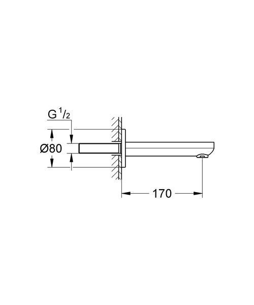 Eurosmart Cosmopolitan Излив для ванны Grohe 13261000 13261000 фото