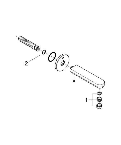 Eurosmart Cosmopolitan Излив для ванны Grohe 13261000 13261000 фото