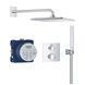 Душова система прихованого монтажу з термостатом, лійка стік, хром Grohe Grohtherm 34870000 34870000 фото 1