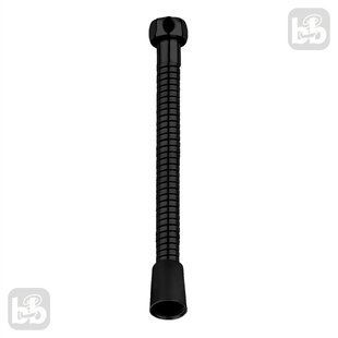 Черный Шланг для душа 120-150см, матовый, IMPRESE f03600110SA 93844 фото
