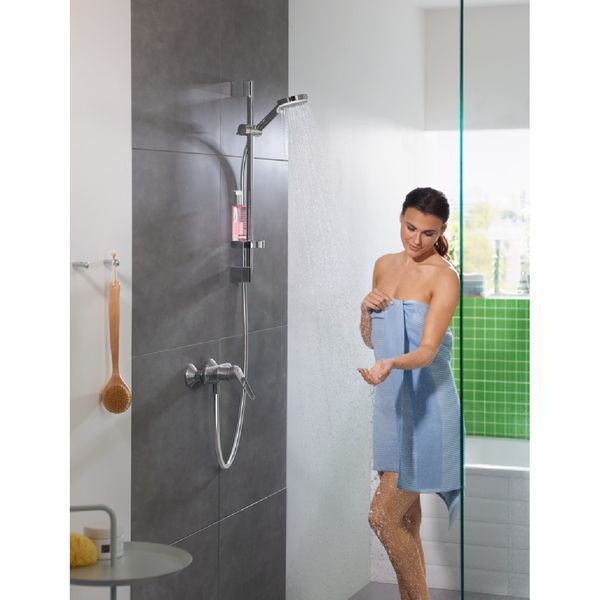 Crometta Vario Душевий набір 0,65 м, з мильницею Casetta, білий/хром HANSGROHE 26553400 26553400 фото