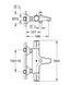 Grohtherm 800 Змішувач для ванни з термостатом 1/2, настінний монтаж Grohe 34567000 34567000 фото 2