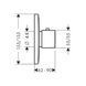Pura Vida 150 - термостат HANSGROHE 157724000 HANSGROHE 15772400 15772400 фото 2