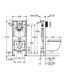 Rapid SL Комплект 5-в-1 инсталляция с унитазом Grohe 36501000 36501000 фото 2