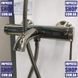 Змішувач для ванни, ручка зборку, графітовий хром. Imprese BRENTA ZMK091908040 68958 фото 3