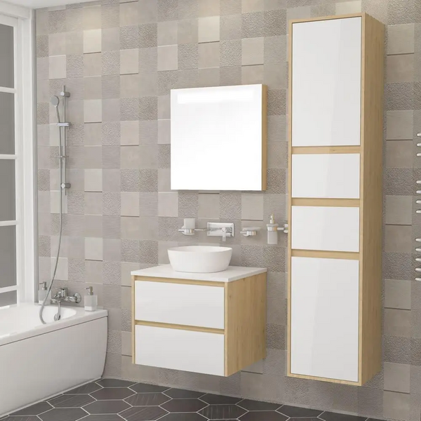 Шафка 60см з накладним умивальником Imprese NETKA f3201Dr 74038 фото