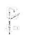 Eurocube Змішувач для кухонної мийки хром Grohe 31255000 31255000 фото 3