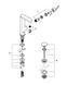 Высокий смеситель для умывальника раковины Grohe Plus 23873003 23873003 фото 3