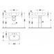 Умывальник 60*46см раковина, Duravit D-CODE 23106000002 23106000002 фото 2