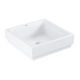 Cube Ceramic Накладной умывальник  Раковина-чаша 40см квадратный Grohe 3948200H 3948200H фото