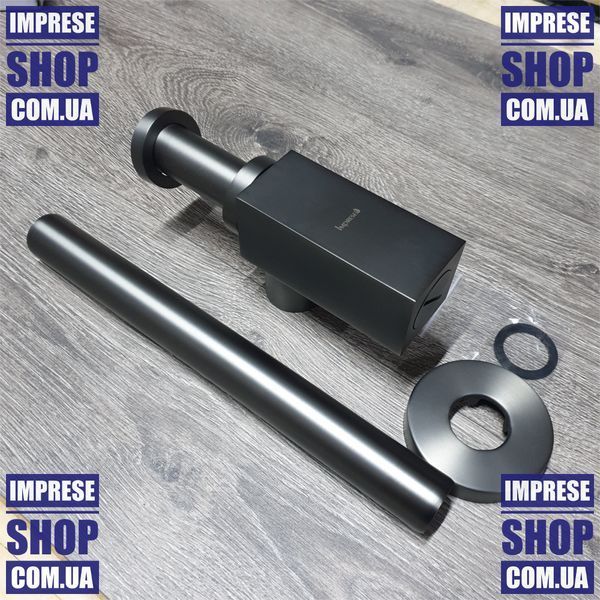 Графитовый Сифон для умывальника, без слива: 1/4. Imprese GRAFIKY ZMK041807600 68218 фото