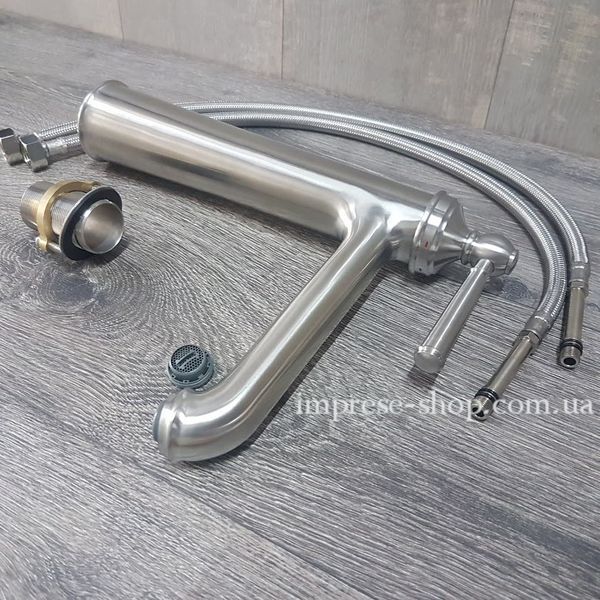 HYDRANT винтажный смеситель для умывальника высокий IMPRESE ZMK031806011 60060 фото
