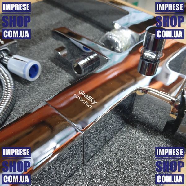 Змішувач для ванни, на підлогу: 986 мм; лат, хром. Imprese GRAFIKY ZMK061901060 73819 фото