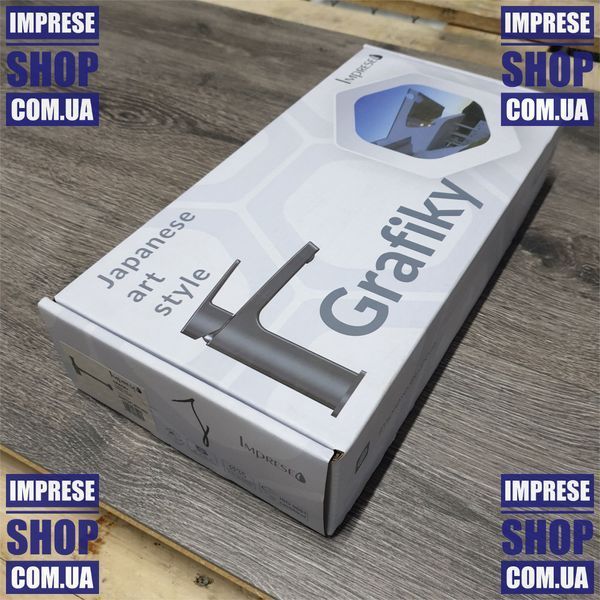 Графитовый Сифон для умывальника, без слива: 1/4. Imprese GRAFIKY ZMK041807600 68218 фото