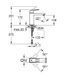 Змішувач для умивальника Grohe Eurocube M-Size 23446000 23446000 фото 2