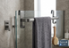 Графитовый Полотенцедержатель навесной с крючками 54см. Imprese sh10121GM sh10121GM фото 3