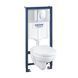 Solido Perfect Набір 4 в 1 інсталяція з підвісним унітазом GROHE 39192000 39192000 фото 1