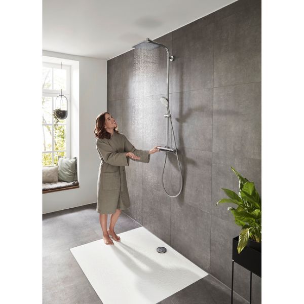 Crometta Е 240 1jet Showerpipe Душова система з термостатом, хром Hansgrohe 27271000 27271000 фото