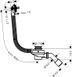 TUBSET UNIVERSAL Злив/перелив для ванни з сифоном HANSGROHE 58152180 58152180 фото 5