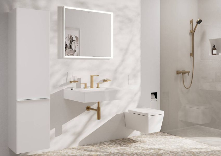 XUNIVA Q умивальник, що вбудовується 45*35см без отв, з переливом HANSGROHE 60154450 60154450 фото