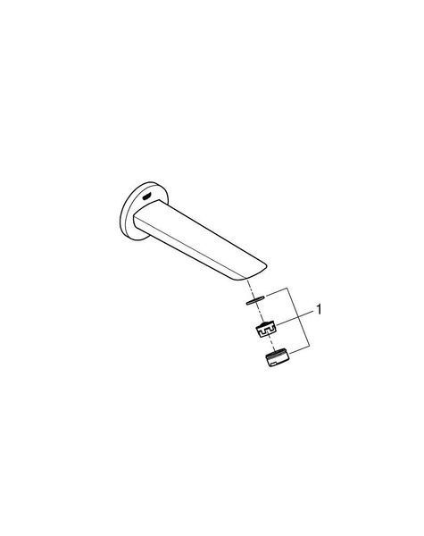 Вилив для ванни Grohe BauCosmopolitan New, хром 13255001 13255001 фото