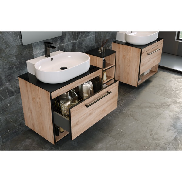 BLACK EDGE шафка 70см з накладним умивальником і стільницею Imprese f32117W 81843 фото