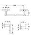 Essentials Cube Набір аксесуарів 3 в 1 Guest bathroom хром Grohe 40777001 40777001 фото 2