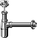 Viega хром. Сифон для умивальника, пляшковий: 5/4; 250x90/32 мм; латунь. 366681 366681 фото 2