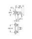 Матовый черный Смеситель для душа, однорычажный,  Grohe Cubeo1018242430 1018242430 фото 3