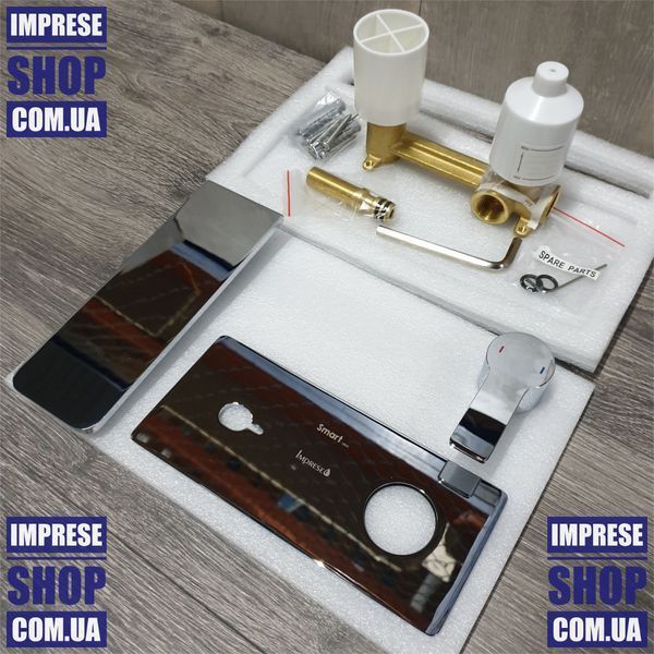 Imprese SMART Click хром. Змішувач для умивальника, на стіну. ZMK101901030 69506 фото