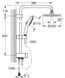 Tempesta System 200 Душевая система Flex стойка колонна без смесителя хром Grohe 26981001 26981001 фото 4