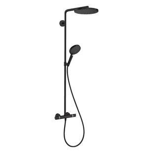 Raindance Select S Душова система Showerpipe 240 1jet P, з термостатом, колiр покриття матовий чорний HANSGROHE 27633670 27633670 фото