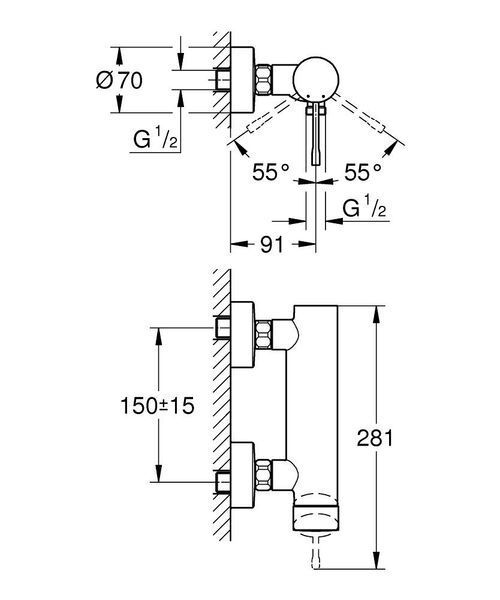 Essence смеситель для душа Grohe 25252001 25252001 фото