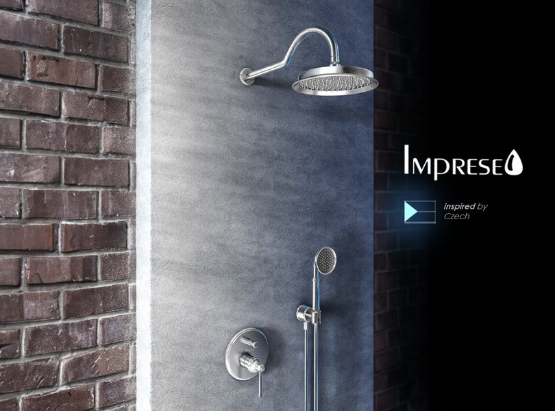 Imprese Hydrant никель-мат. Винтажная Душевая система скрытого монтажа. ZMK031806110 60390 фото