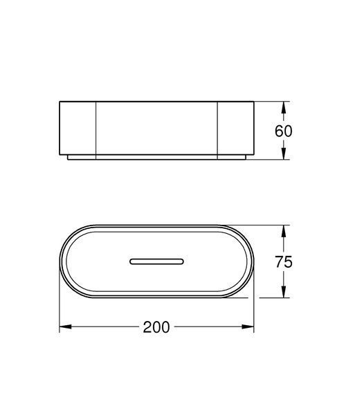 Selection Душевая полочка без держателя Grohe 41037000 41037000 фото