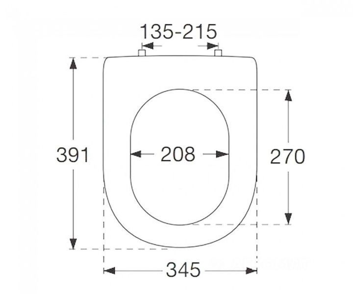 Сидіння кришка для унітаза Villeroy & Boch Architectura 9M66S201 SoftClosing QuickRelease White Alpin 9M66S201 фото
