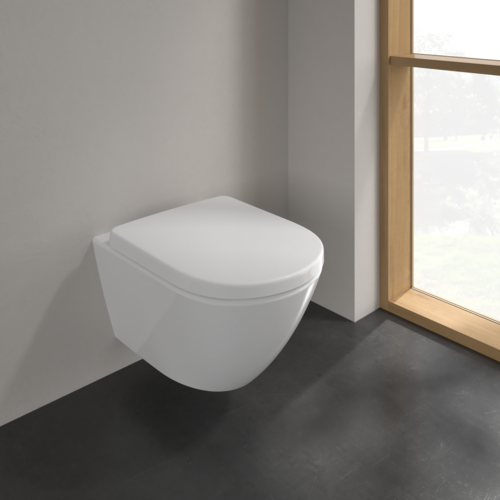 Сиденье крышка для унитаза Villeroy & Boch 9M86S101 Subway 2.0 SoftClosing QuickRelease White Alpin 9M86S101 фото