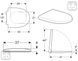 Kolo S110163420 сидiння кришка до унiтазу RUNA/MODO, soft-close, дюропласт, швидкозйомний мiкролiфт S110163420 фото 2