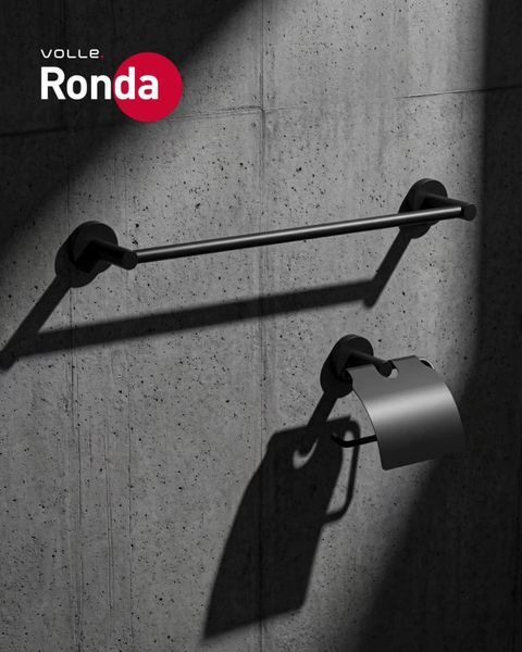 RONDA чорний тримач рушника de la noche Volle 2535.260104 080894 фото