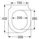 Сиденье крышка для унитаза Villeroy & Boch Architectura 9M70S101 SlimSeat SoftClosing QuickRelease White Alpin 9M70S101 фото 2