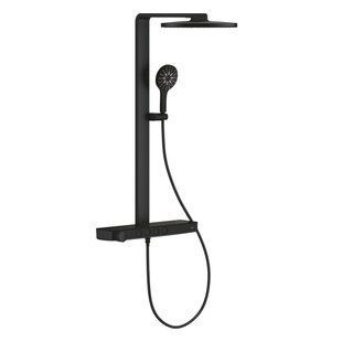 Rainshower Aqua Pure матова чорна Душова система з термостатом колона кнопки Grohe 100964KF00 100964KF00 фото