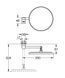 Selection Косметичне дзеркало на стіну хром Grohe 41077000 41077000 фото 3