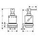 ADDSTORIS дозатор для рідкого мила, колір білий матовий Hansgrohe 41745700 41745700 фото 2